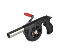 PAMINGONO Soffiatore per Accendere Abs a Manuale Barbecue in per Portatile e Ferro, Ventilatore Manovella Utile Fuoco Facilmente per Campeggio e Attività Outdoor