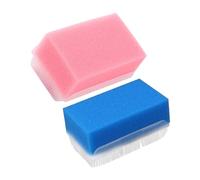 PAMINGONO Spazzola da Bagno in Spugna per 2 Pezzi, Massaggiatore Sensoriale Morbido per Bagnetto, Scrub Delicato la Pelle, Accessorio Essenziale per Prima Infanzia e Colore Colore Casuale