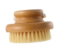PAMINGONO Spazzola da Bagno Rotonda in Bamboo per Pulizia Corpo e Massaggio Esfoliante, Morbida e Confortevole, per Doccia e Rimozione Pelle Morta