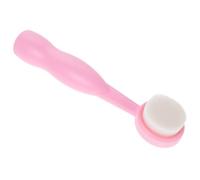 PAMINGONO Spazzola Esfoliante Viso Manuale Rosa in Plastico e Fiber Wool, Delicata sulla Pelle Sensibile, per Pulizia Profonda e Rimozione Punti Neri in Viaggio