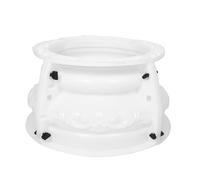 PAMINGONO Stampo per Colonna Architettonica in Plastica Riutilizzabile, Forma per Pilastri Romani Tondo in Cemento, Cappello per Molo del Cancello per Giardino e Vialetto, Resistente