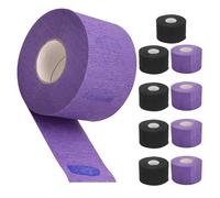 PAMINGONO Strisce Monouso per Collo da Barbiere in Carta Crepe Elastiche 10 Pezzi Fasce Protettive Impermeabili per Taglio Chioma e Colorazione Uso Professionale per Saloni e Spa