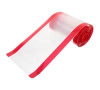 PAMINGONO Striscia in Plastica Rossa di Protezione per Porta Facile da Usare Previene le Lesioni da Schiacciamento delle Dita per Bambini e Neonati per Casa e Asilo Nido