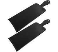 PAMINGONO Strumento per Colorare i Chioma Professionale 2 Pezzi, Tavolozza Colori Grande in Plastica Maschera Frangia, Accessori per Parrucchieri per Tecnica di Tintura a Mano Libera