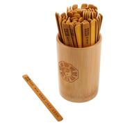 PAMINGONO Strumento per Predizione i Ching in bambù 13x8x8 Cm con Design Delicato per Ottimizzazione Ambientale e Arricchimento Tradizionale, per Guida Spirituale e Meditazione