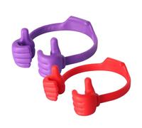 PAMINGONO Supporti per Cellulari Multifunzione a Forma di Pollice 2 Pezzi Portatelefoni Portatili Flessibili e Stabili Decorativi per Telefono da Tavolo Adatti per Casa Auto e Ufficio