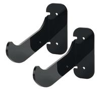 PAMINGONO Supporto da Organizer Muro Nero per Tappetino in Acrilico per Tappetino Yoga 2 e Cinghie da Allenamento per Bagno e Palestra
