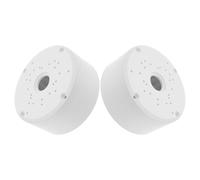 PAMINGONO Supporto per Telecamera a Soffitto da Parete Scatola di Cablaggio Nascosta, Base di Montaggio Multiforo Sferica per Telecamera di Sicurezza Esterna, Set da 2 Pezzi per Uso