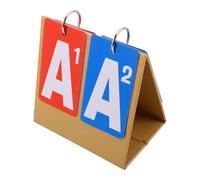 PAMINGONO Tabellone Segnapunti Portatile per Giochi di Carte e Sport Multisport, Mini Contapunti da Tavolo con Doppio Colore, Base Stabile e Materiale Resistente per Pallavolo, Basket