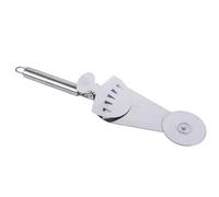 PAMINGONO Tagliapizza in Acciaio Inossidabile 3 in 1 con Pinza per Alimenti, Pala per Torta Ergonomica e Affettatrice da Cucina per Pizza e Dessert, Utensile Pratico per Casa e Pizzeria