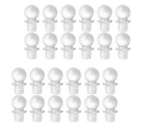 PAMINGONO Tappi per Bottiglia Tenuta in Vetro e Silicone Set 24 Multiuso per Bottiglie di e Bevande, Accessorio per Cucina e Tavola