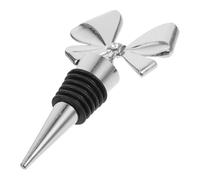 PAMINGONO Tappi per Bottiglie di Vino in Silicone Alimentare Fiocco Elegante, Coperture Riutilizzabili a Tenuta Stagna per Bar e Feste, Tappi Decorativi per Bottiglie da 15-20 MM per