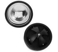 PAMINGONO Tappo in Gomma per Smaltimento Rifiuti da Cucina Coperchio Inox, Antischizzo e Compatibile Tritarifiuti per Lavello, Accessorio per Lavandino Domestico
