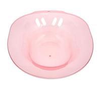 PAMINGONO Vasca Sitz da Bagno Rosa Profonda per Post-parto Multiuso per Soffi Trattamento Emorroidi e Intima Femminile Facile da Pulire e Conservare Adatta per Wc Standard