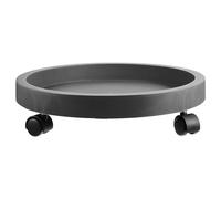 PAMINGONO Vassoio per Vasi con Ruote Resistenti Supporto Mobile Tondo per Piante da Interno ed Esterno Base Rotante Facile da Spostare per Fioriere e Bonsai per Soggiorno Giardino Balcone