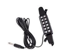 Pamionaggio Foro Sonoro Chitarra Trasduttore Magnetico Con Volumi Tono Sintonizzatore 12 Fori Pick-up Chitarra Acustica Pick-up
