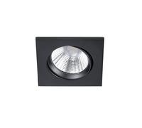 Faretto led quadrato orientabile PAMIR nero 650410132