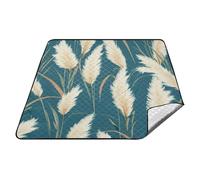 Pampa Teal Impermeabile Picnic Accessori Resistente All'aperto Partito Picnic Coperte Grande per 4 A 6 Adulti Concerto Coperta manta para playa