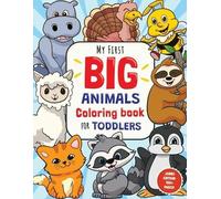 Pamparam Press My First Big Animals Coloring Book for Toddlers (Tascabile)