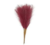 Pampas Decorative 55CM 10PCS Fluffy Pampas Grass Decor Flower Fake Plant Reed Simulated Wedding Party Home Decoration Fiori artificiali(Light Purple)