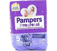 PAMPERS 108 PANNOLINI - PROGRESSI JUNIOR PZ.18 in 6 CONFEZIONI cura casa e pers