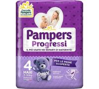 PAMPERS 126 PANNOLINI - PROGRESSI MAXI PZ.21 in 6 CONFEZIONI cura casa e person