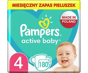 Pampers Active Baby Monthly Pack Boy/Girl 4 180 pc(s)