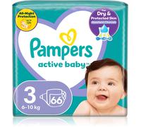Pampers Active Baby Taglia 3 6-11 kg 66 pezzi - Pannolini