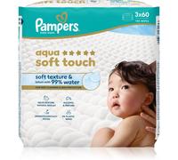 Pampers Aqua Soft Touch salviette detergenti umidificate per bambini 3x60 pz