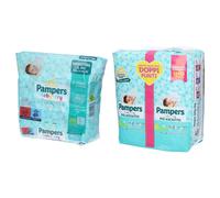 Pampers Baby Dry 15/30kg + Salviette Baby Fresh Pacco Multiplo 1 pz Se