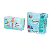 Pampers Baby Dry 3/9kg + Salviette Baby Fresh Pacco Multiplo 1 pz Set
