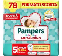 Pampers Baby Dry Mutadino Taglia 5, Junior x78 pannolini