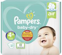 Pampers Baby Dry Pannolini Taglia 4 Plus 10 A 15 Kg Contenuto 31 Pezzi