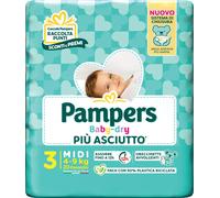 Pampers Baby Dry Misura 3 (4-9Kg) 80 Pannolini