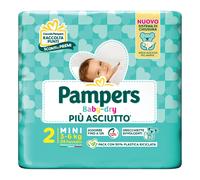 Pampers Baby Dry Pannolino Downcount Mini 24 Pezzi