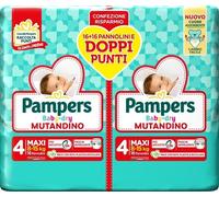 PAMPERS BABY DRY PANNOLINO MUTANDINA MAXI DUO DOWNCOUNT 32 PEZZI