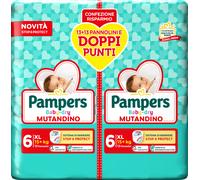 Pampers Baby Dry Pannolino Mutandina XL 15+ kg Duo Downcount 26 Pezzi