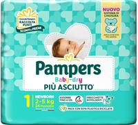 PAMPERS BABY DRY PANNOLINO NEWBORN 24 PEZZI