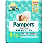 Pampers Baby Dry Misura 3 (4-9Kg) 80 Pannolini