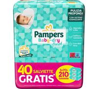 Pampers Baby Fresh Salviettine per una pulizia perfetta 210 pezzi