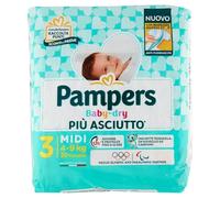 Pampers Baby Dry Misura 3 (4-9Kg) 80 Pannolini