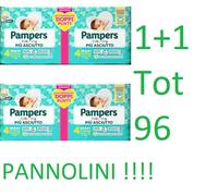 Pampers Babydry Pacco Scorta Tg4 (7-18Kg) 24+24Offerta 2 Confezioni Tot96 Pannol