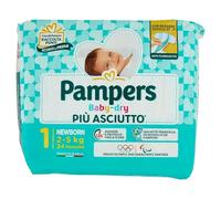 PAMPERS BABY DRY PANNOLINO NEWBORN 24 PEZZI