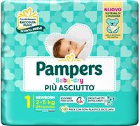 PAMPERS BABY DRY PANNOLINO NEWBORN 24 PEZZI