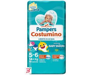 PAMPERS COSTUMINO BABY SHARK CP S 5-6 10 PEZZI