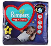 Pampers Night Pants Taglia 4 9-15 kg 25 pezzi - Pannolini notte