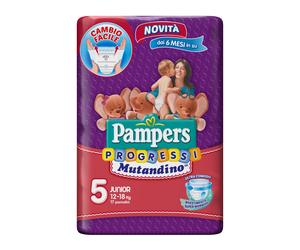 Pampers PAMPERS PROGRETGTGI MUTANDINO CP TG5 JUNIOR 17 PEZZI