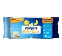 Pampers - PAMPERS Sole e Luna - 40 salviette igienizzante con camomilla