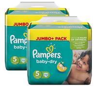 Pampers Pannolini Baby Dry Taglia 5 junior 11 - 25 kg Jumbo Plus Pack (2 x 72)