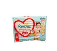 Pampers Pannolini per pannolini taglia 7 (17 kg), cura premium, 36 pezzi, vestibilità a 360°, materiale ultra morbido per comfort e migliore protezione